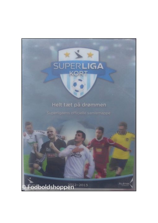 Samlemappe med Superliga Fodboldkort 2012/13 i 3D