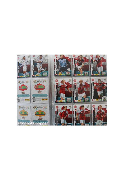 Panini Euro 2012 samlealbum med Fodboldkort . Nordic Edition