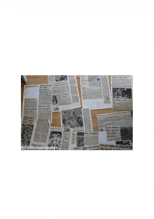 Avis udklip samling fra VM 1974