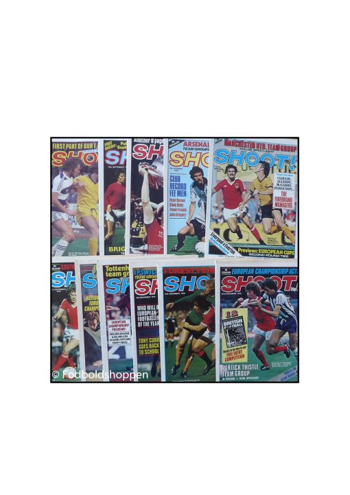 Shoot Magazine 1979 - 11 stk fodboldblade i et lot