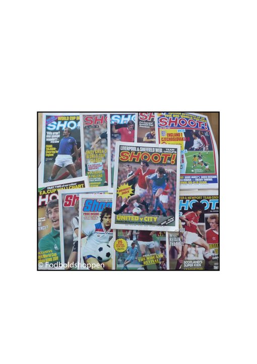 Shoot Magazine 1982 - 11 stk fodboldblade i et lot