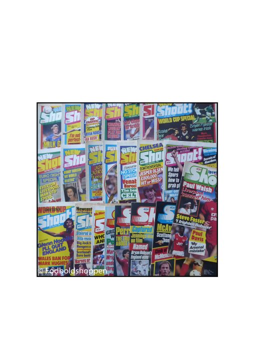 Shoot Magazine 1985 - 22 stk fodboldblade i et lot