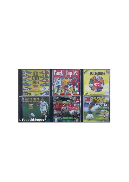 Fodbold CD-rom Pakke - 6 CD'er