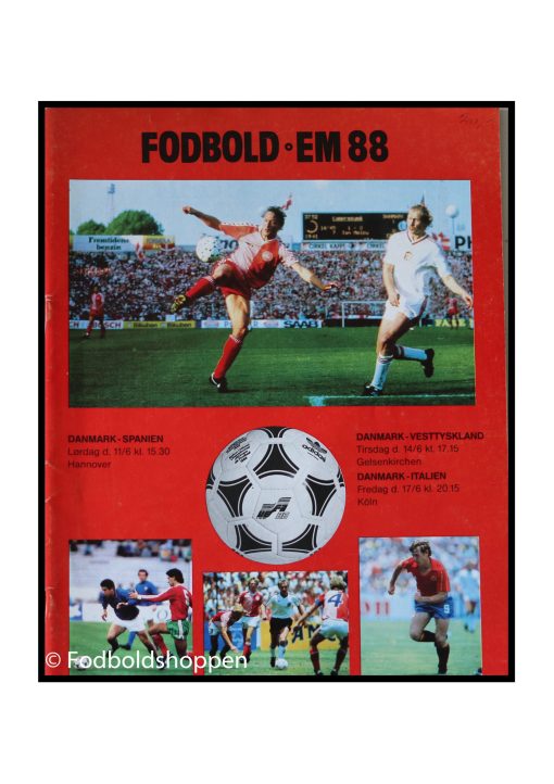 Fodbold EM 88 - Uofficielt souvernir program