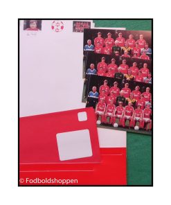 Lille postmappe fra EM 1984 - Det danske landshold