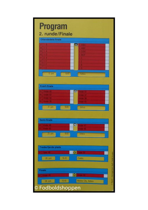 World Cup 86 - Mini program fra alt om sport