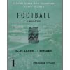 Fodbold program OL 1960 gruppespil