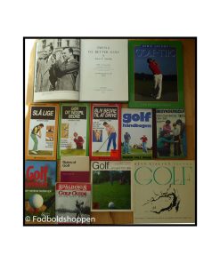 Diverse bøger om golf - 12 stk