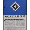 Kampprogram : Hamburger SV - Borussia Mönchengladbach 1975