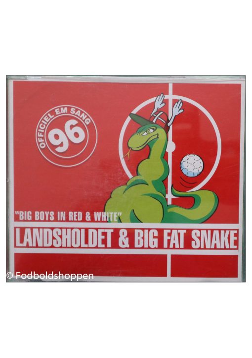 CD Single - Big Fat Snake & Landsholdet - Big boys in red & White