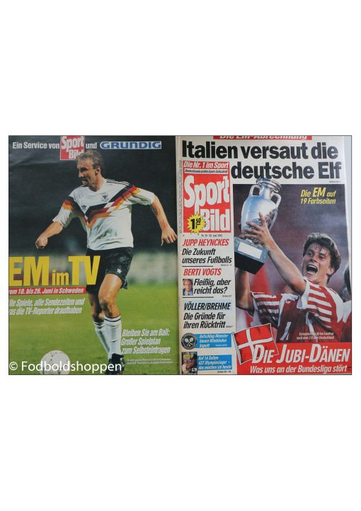 Kicker EM 1992 - TV Guide + Magasin om Danmarks triumf