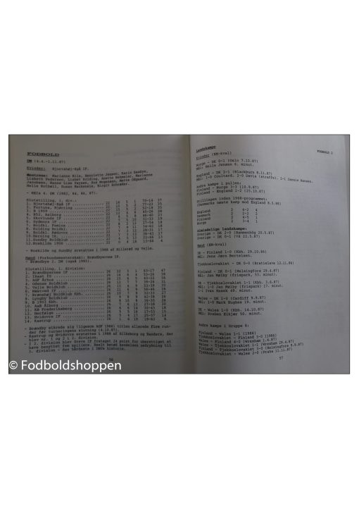 Dansk Idræts-Fodbund Resultatårbog (statistik)