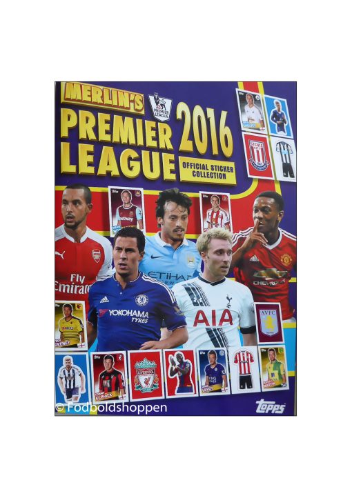 Merlin Premier League 2016 Off. Sticker Collection. KOMPLET