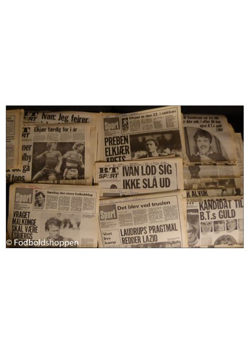 Cirka 300 sportstillæg fra B.T. og Aktuelt fra 1 Juli - 31 Dec - 1984