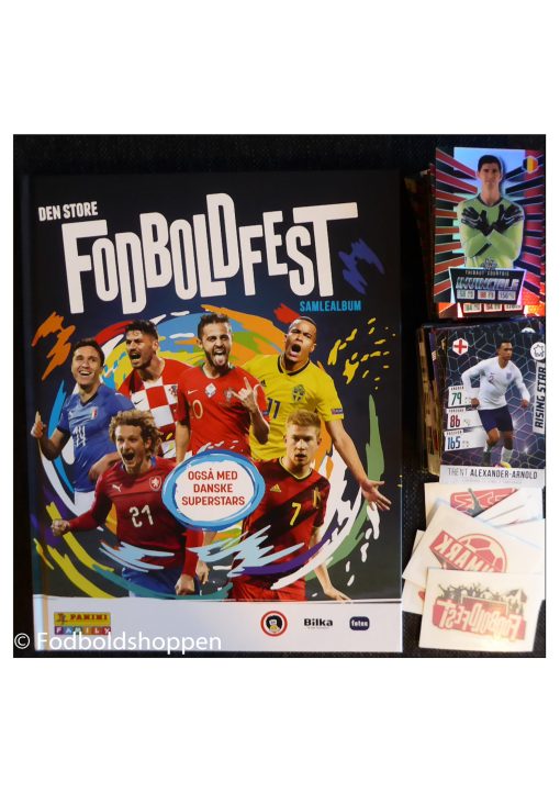 Bilka Fodboldfest - Panini Fodboldkort. Komplet med mappe