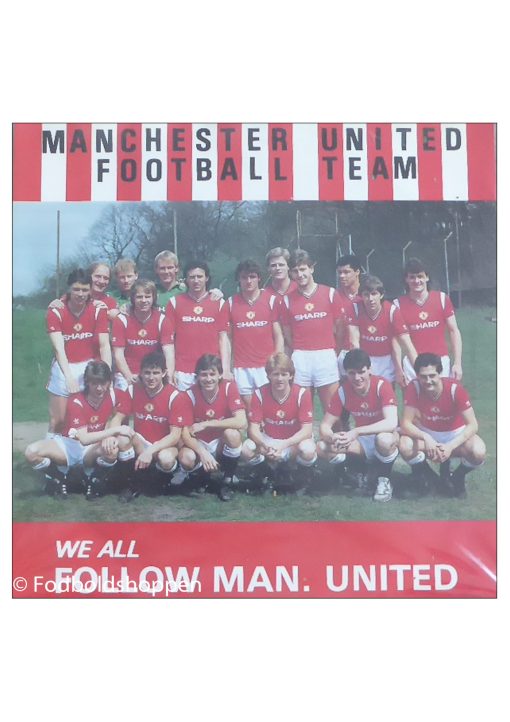 Manchester United Football Team - We All follow Man - United ( Vinyl Single)