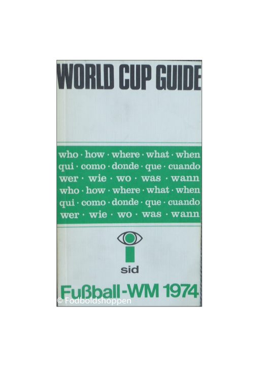 Tysk Guide til VM i Fodbold 1974