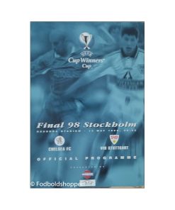 Kampprogram - Cup winners cup Finale 1998. Chelsea - Stuttgart