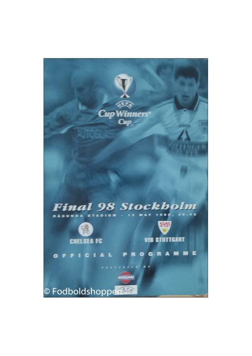 Kampprogram - Cup winners cup Finale 1998. Chelsea - Stuttgart