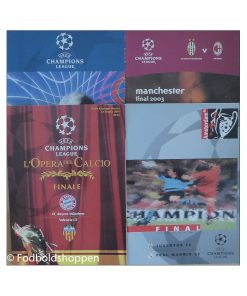 Kampprogramer: Champions League Finaler