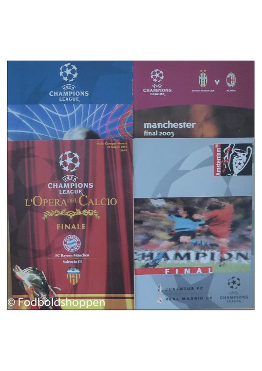 Kampprogramer: Champions League Finaler