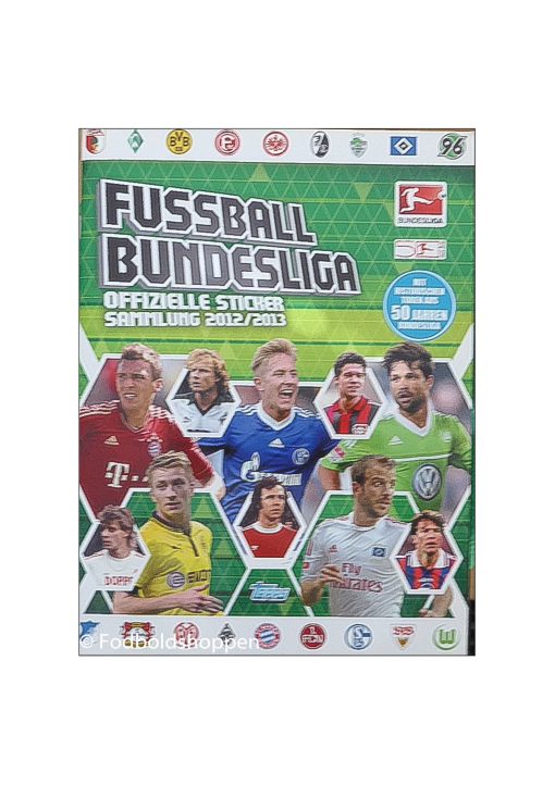 Topps Fussball Bundesliga offiziele sticker samlung 2012/13 (Komplet)