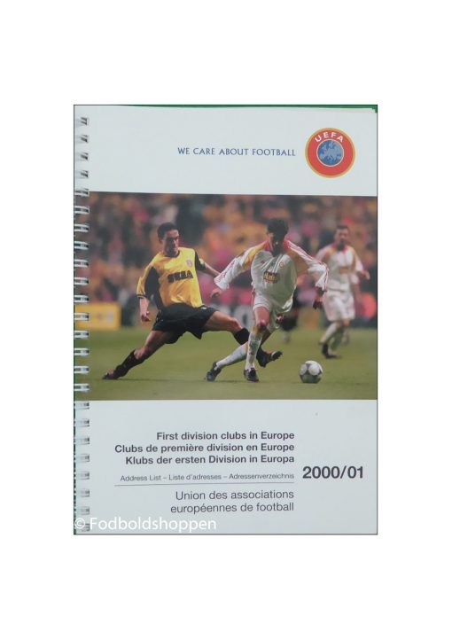 UEFA Divisionsklubber oversigt i Europa 2000/01