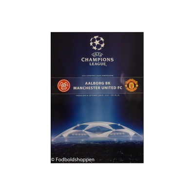 Kampprpogram : AaB - Manchester United CHL 30/09-2008