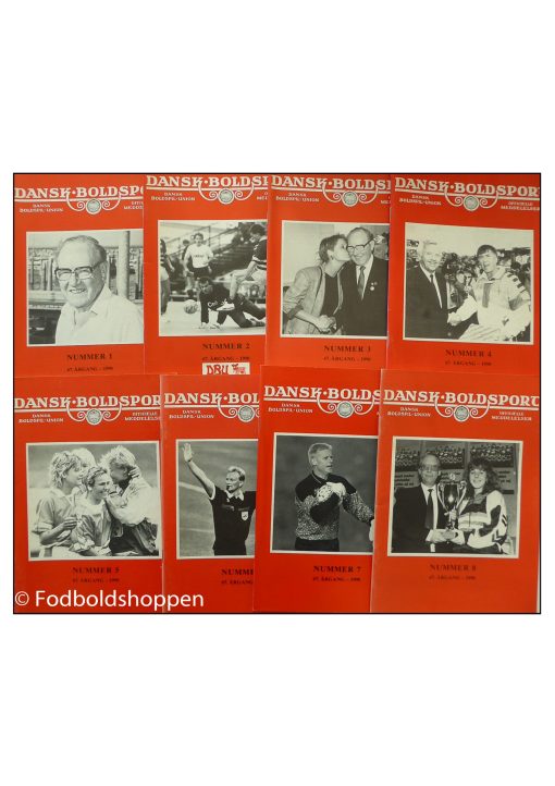 Dansk Boldsport DBU - 1990. 8 stk
