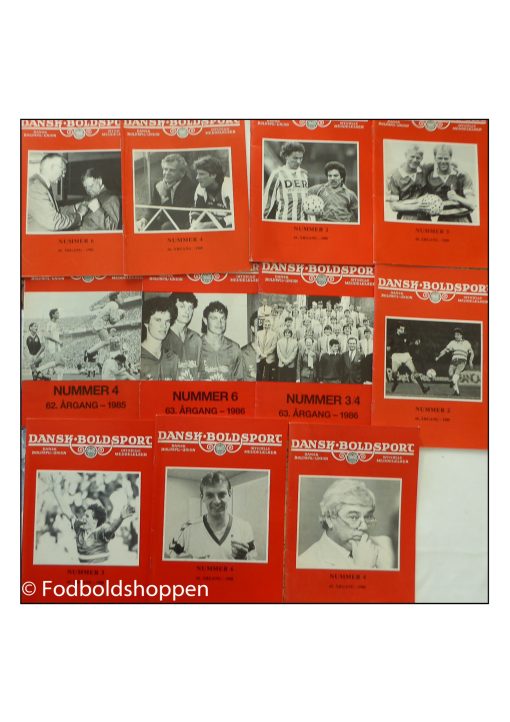 Dansk Boldsport DBU - 1980'erne. 12 stk