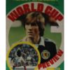Optakt til VM slutrunden i Fodbold 1978, med plakat af Skotlands landshold i midten af bladet