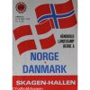 Håndbold program : Norge - Danmark (Skagenshallerne)