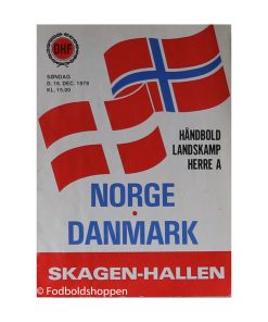 Håndbold program : Norge - Danmark (Skagenshallerne)