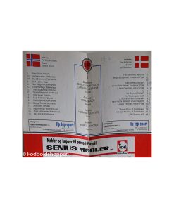 Håndbold program : Norge - Danmark (Skagenshallerne)