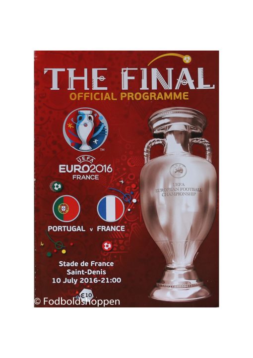 Officiel Finale program EM 2016