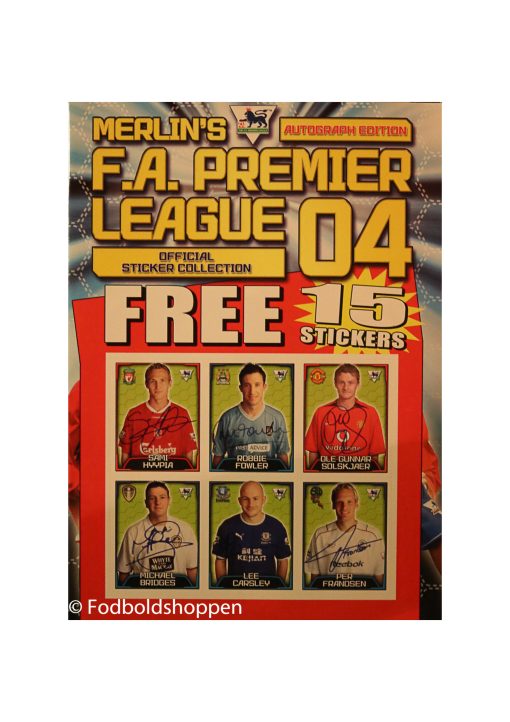 The Official Merlin Premier League Sticker Collection Samlealbum 2004
