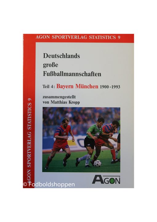 Fint opslagsværk på tysk om den tyske storklub Bayern München. Fortæller klubbens historie fra 1900-1993 bakket op med mange siders statistik. 