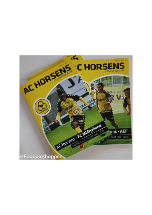 AC Horsens Kampprogrammer 2022