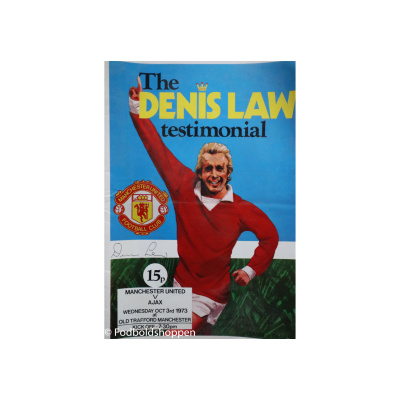 The Denis Law Testimonial - Kampprogram 1973