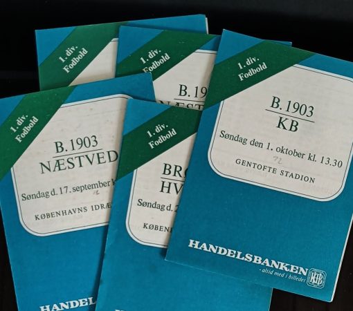 B1909 + Brønshøj Kampprogrammer 1972