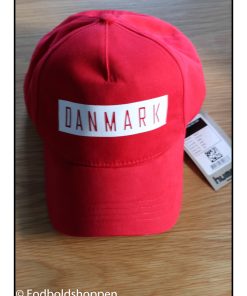 Flot rød fodbold cap fra Hummel og DBU. One Size - Voksen