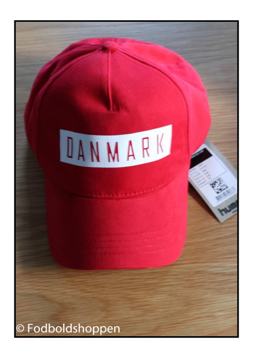 Flot rød fodbold cap fra Hummel og DBU. One Size - Voksen
