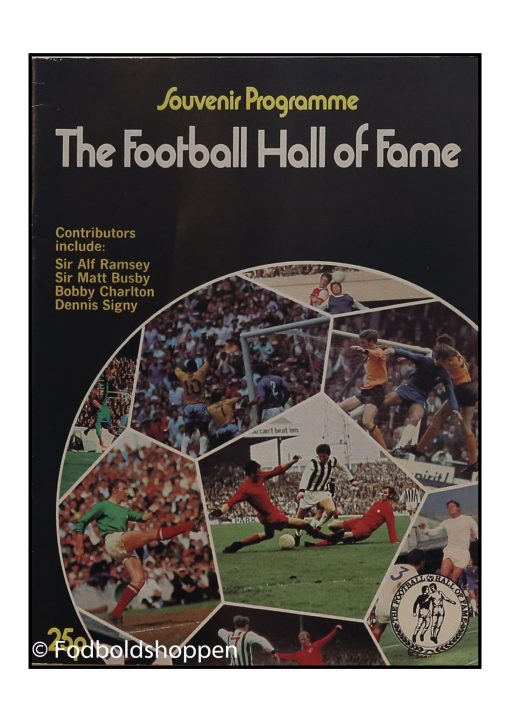 The Football Hall of Fame Souvenir Programme