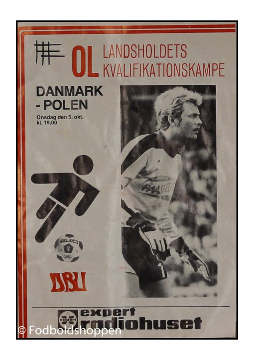 Kamppprogram OL kval: Danmark - Polen 05/10-1983