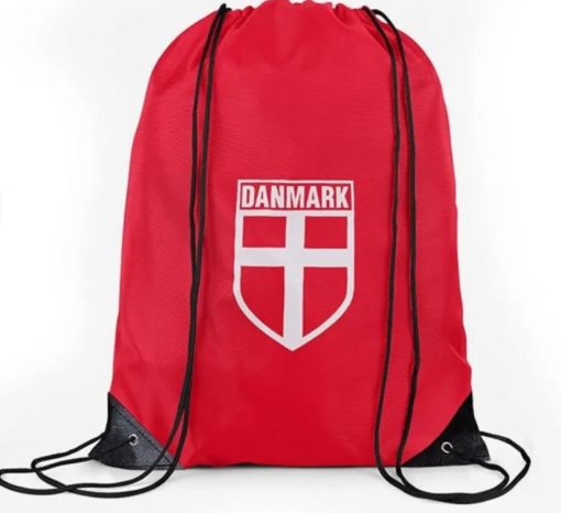 Gymnastikpose med Danmark logo