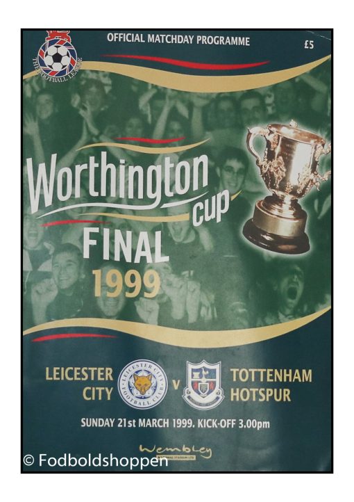 Kampprogram: Worthington Cup Final 1999: Leicester -Tottenham