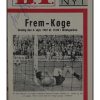 Kampprogram: Frem - Køge 06/10 -1967