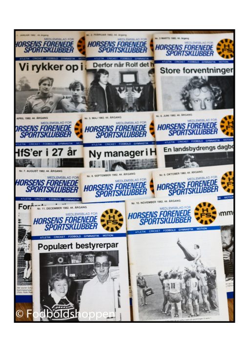 HFS Medlemsblade 1982 hel årgang (11 blade)