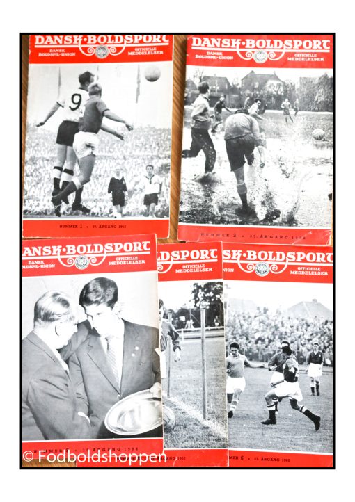 Dansk Boldsport 5 stk (1958-62)