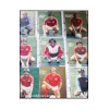 Små samleplakater af landsholdspillere 1984 fra Se og Hør